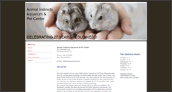 Desktop Screenshot of animalinstincts.biz